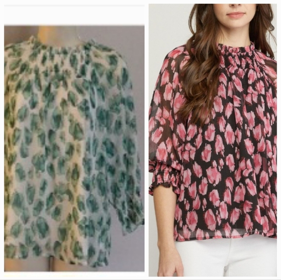 entro Tops - A-2 Entro top balloon sleeves size small